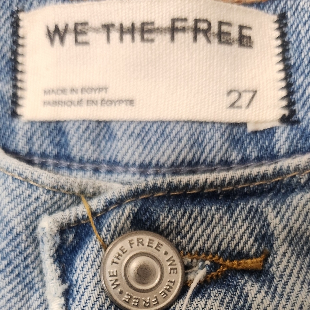 Free People We The Free Jam Session Relaxed Capri Light Jeans - Picture 14 of 15